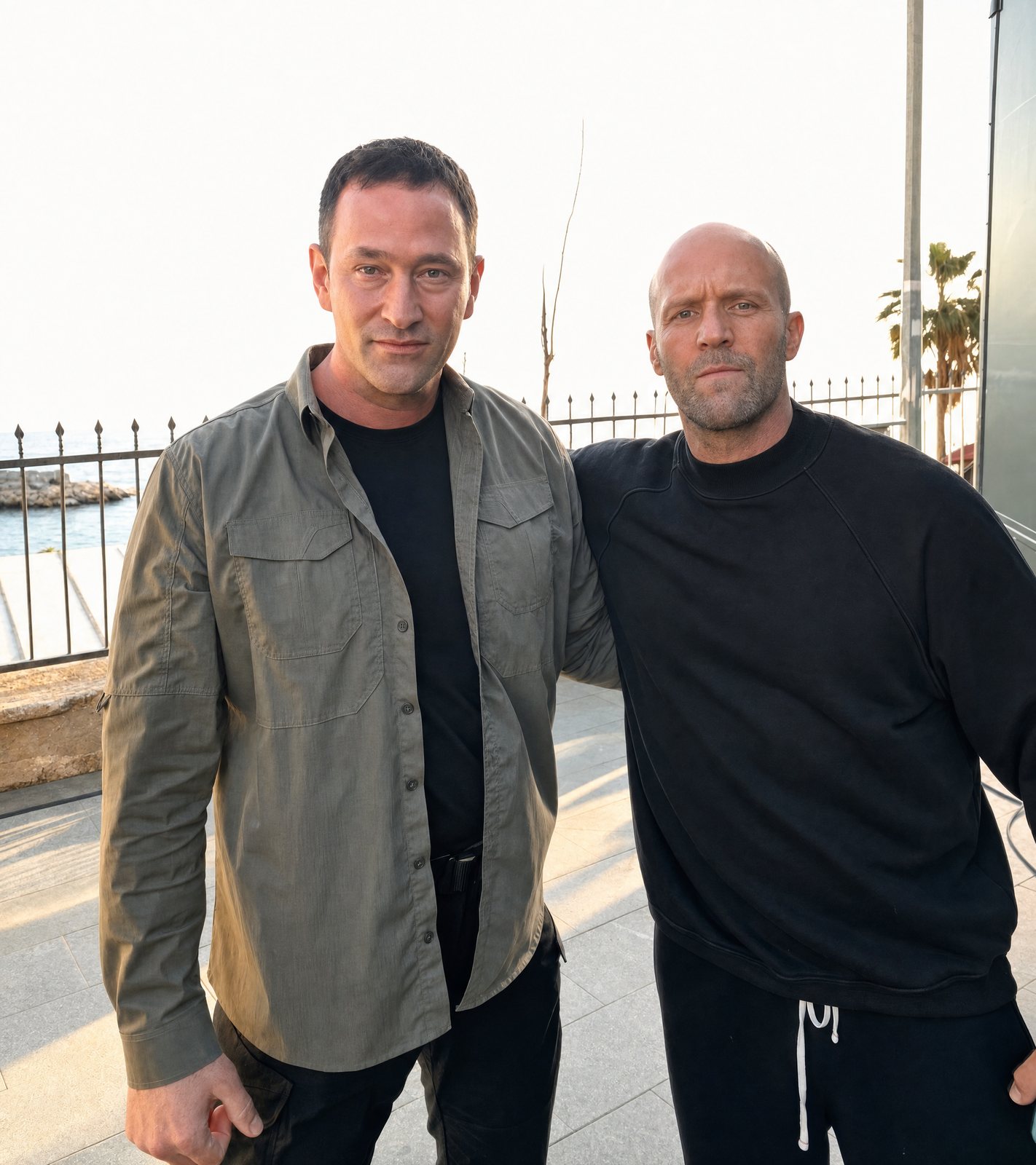 Jason Statham, Agun Security ile sahil yolunda