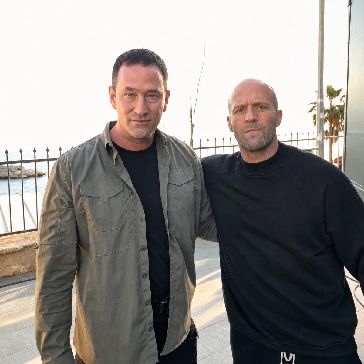 Jason Statham, Agun Security ile sahil yolunda